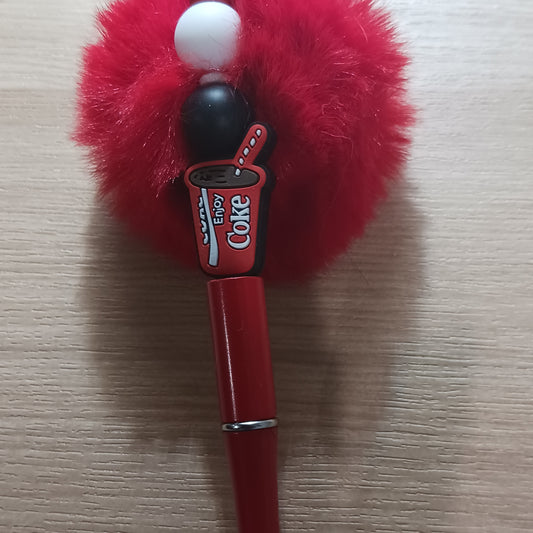 Red beaded pen