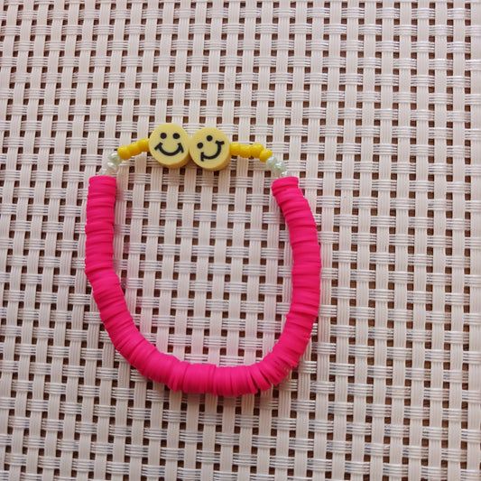 Smiley face bracelet