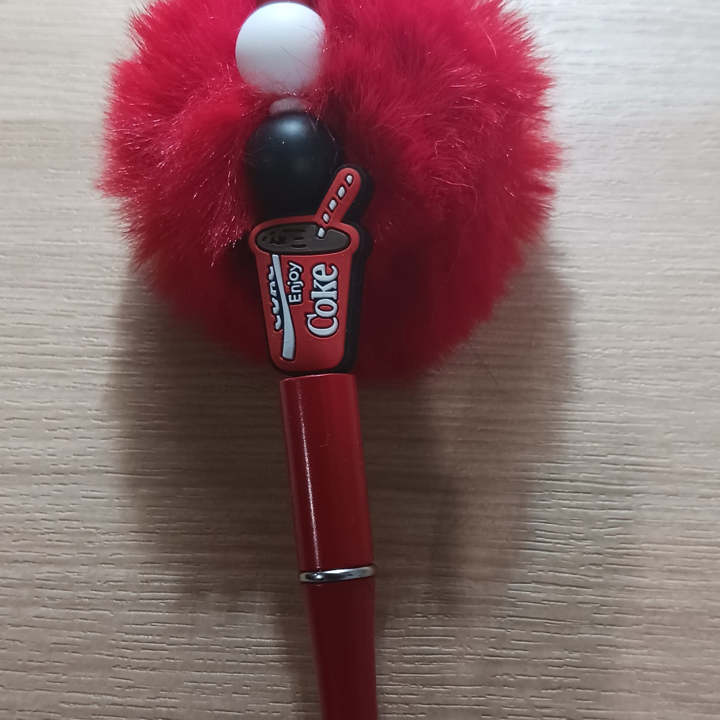 Red beaded pen